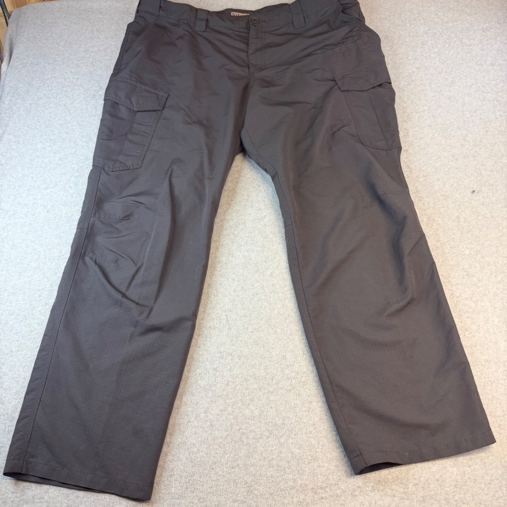 5.11 Tactical Mens Cargo Pants Charcoal Grey Ripstop 44x32 Utility Work Trousers